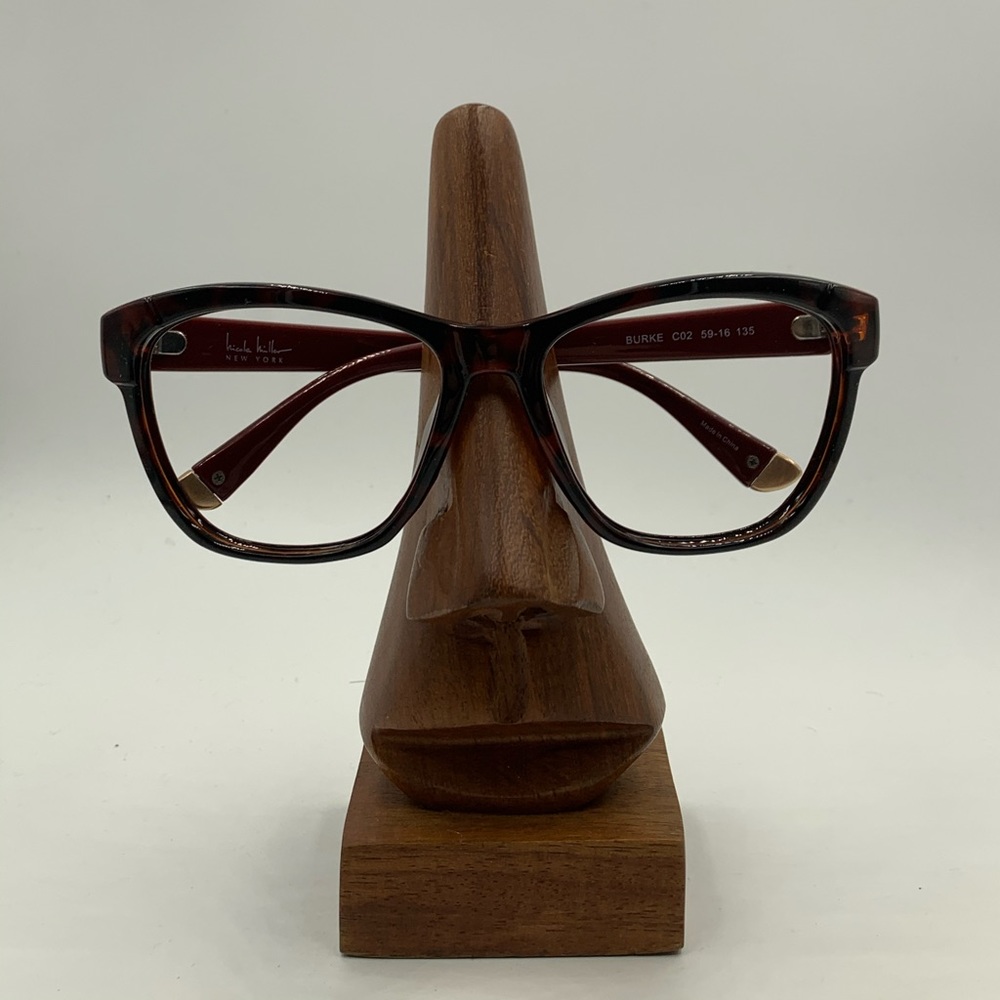 Nicole Miller Burke Brown Oval Sunglasses Frames